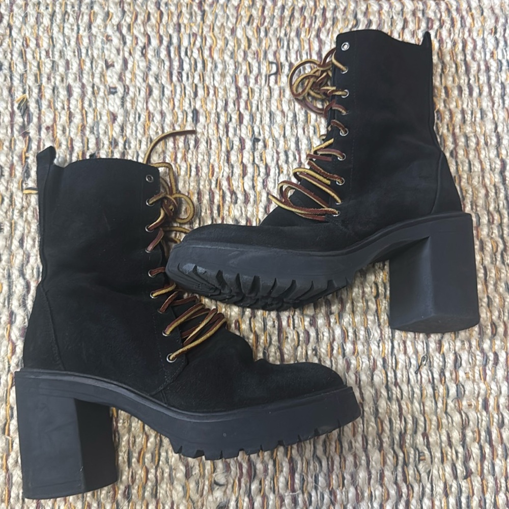 Free People Dylan Lace Up Booties
